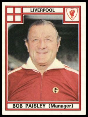 Panini - 'Football 78' (1978) - Bob Paisley (Liverpool) Panini - 'Football 78' (1978) - Bob Paisley (Liverpool)