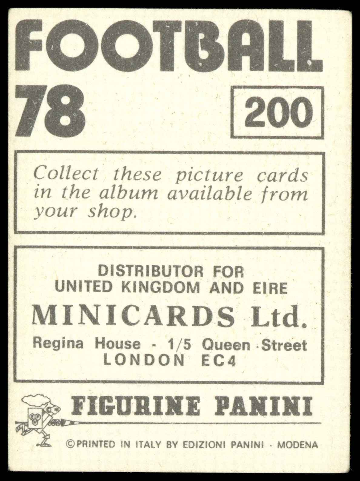 Panini - 'Football 78' (1978) - Emlyn Hughes (Liverpool) Panini - 'Football 78' (1978) - Emlyn Hughes (Liverpool)