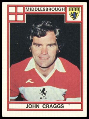 Panini - 'Football 78' (1978) - John Craggs (Middlesbrough) Panini - 'Football 78' (1978) - John Craggs (Middlesbrough)