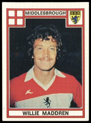 Panini - 'Football 78' (1978) - Willie Maddren (Middlesbrough) Panini - 'Football 78' (1978) - Willie Maddren (Middlesbrough)