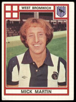 Panini - 'Football 78' (1978) - Mick Martin (West Bromwich Albion)
