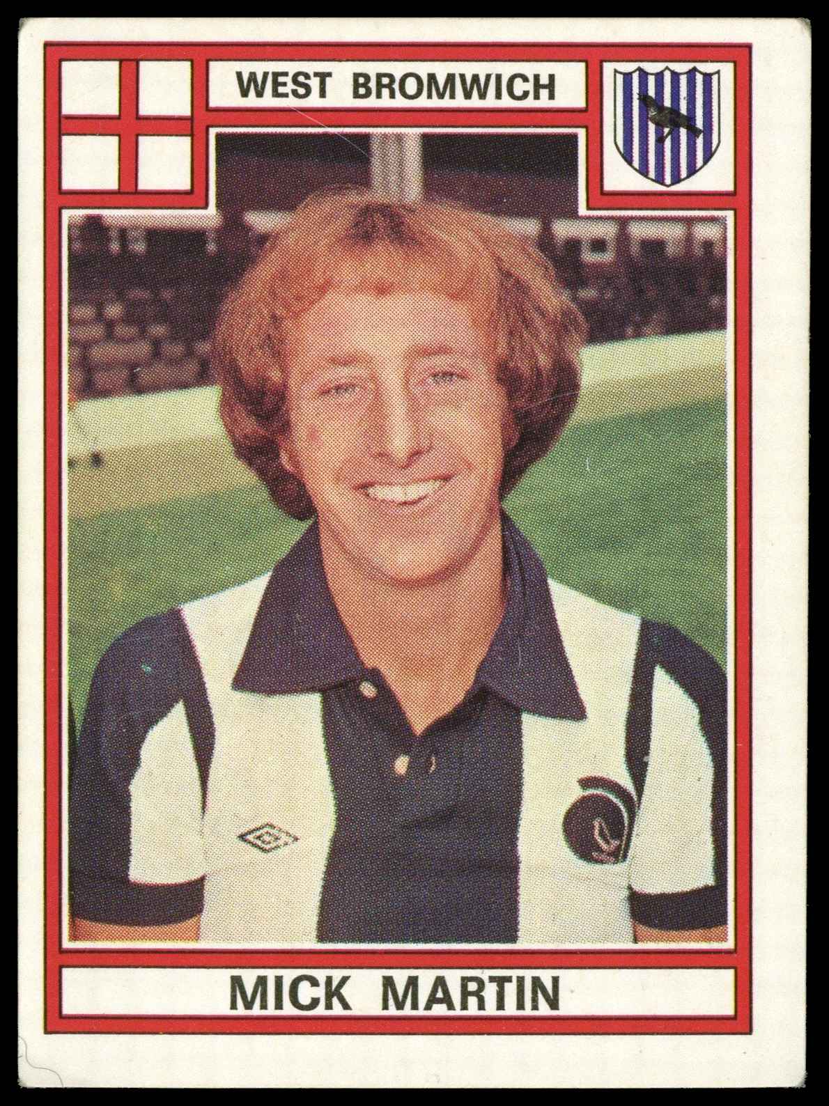 Panini - 'Football 78' (1978) - Mick Martin (West Bromwich Albion) Panini - 'Football 78' (1978) - Mick Martin (West Bromwich Albion)
