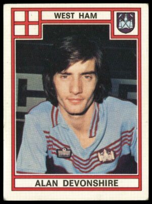 Panini - Alan Devonshire (West Ham United) - 'Football 78' (1978)