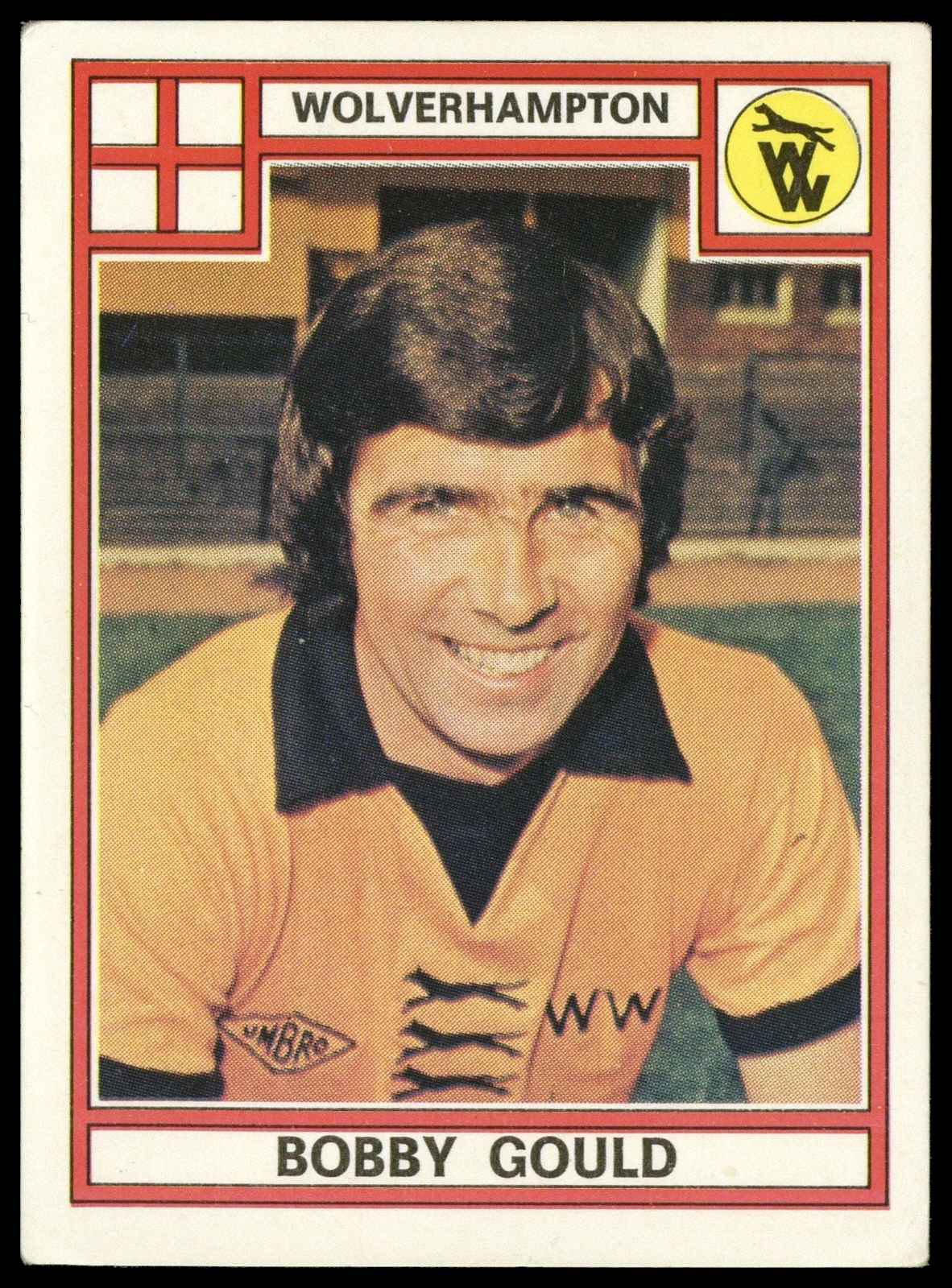 Panini - Bobby Gould (Wolverhampton Wanderers) - 'Football 78' (1978) Panini - Bobby Gould (Wolverhampton Wanderers) - 'Football 78' (1978)
