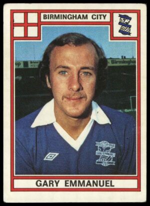 Panini - 'Football 78' (1978) - Gary Emmanuel (Birmingham City)