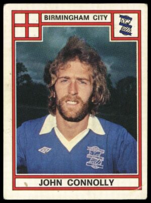 Panini - 'Football 78' (1978) - John Connolly (Birmingham City)