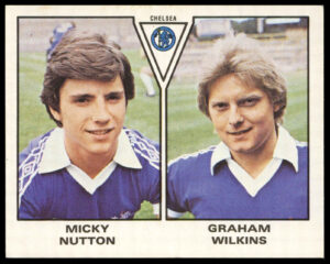 Panini - 'Football 80' - Graham Wilkins & Micky Nutton (Chelsea) (1980)