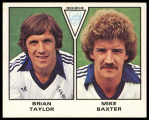 Panini - 'Football 80' - Mike Baxter & Brian Taylor (Preston North End) (1980)
