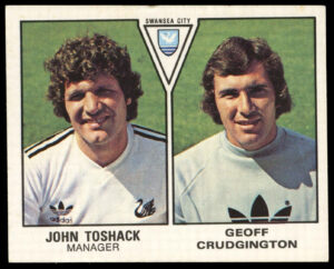 Panini - 'Football 80' - John Toshack & Geof Cruddington (Swansea City) (1980) Panini - 'Football 80' - John Toshack & Geof Cruddington (Swansea City) (1980)