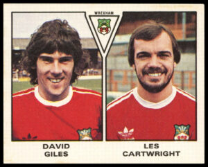 Panini - 'Football 80' - David Giles & Les Cartwright (Wrexham) (1980) Panini - 'Football 80' - David Giles & Les Cartwright (Wrexham) (1980)