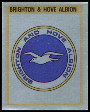 Panini - 'Football 80' - Badge (Brighton & Hove Albion) (1980)