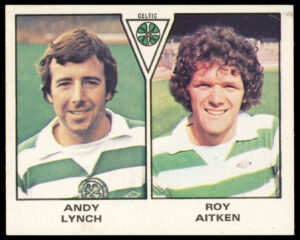 Panini - 'Football 80' - Andy Lynch & Roy Aitken (Celtic) (1980)
