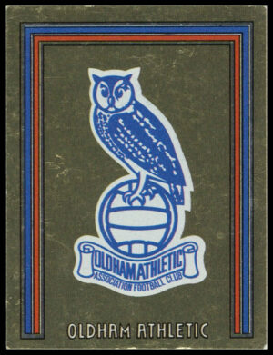 Panini - 'Football 81' - Badge (Oldham Athletic) (1981) Panini - 'Football 81' - Badge (Oldham Athletic) (1981)