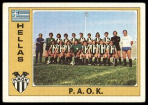 Panini - 'Euro Football' (1976) - PAOK (Greece)
