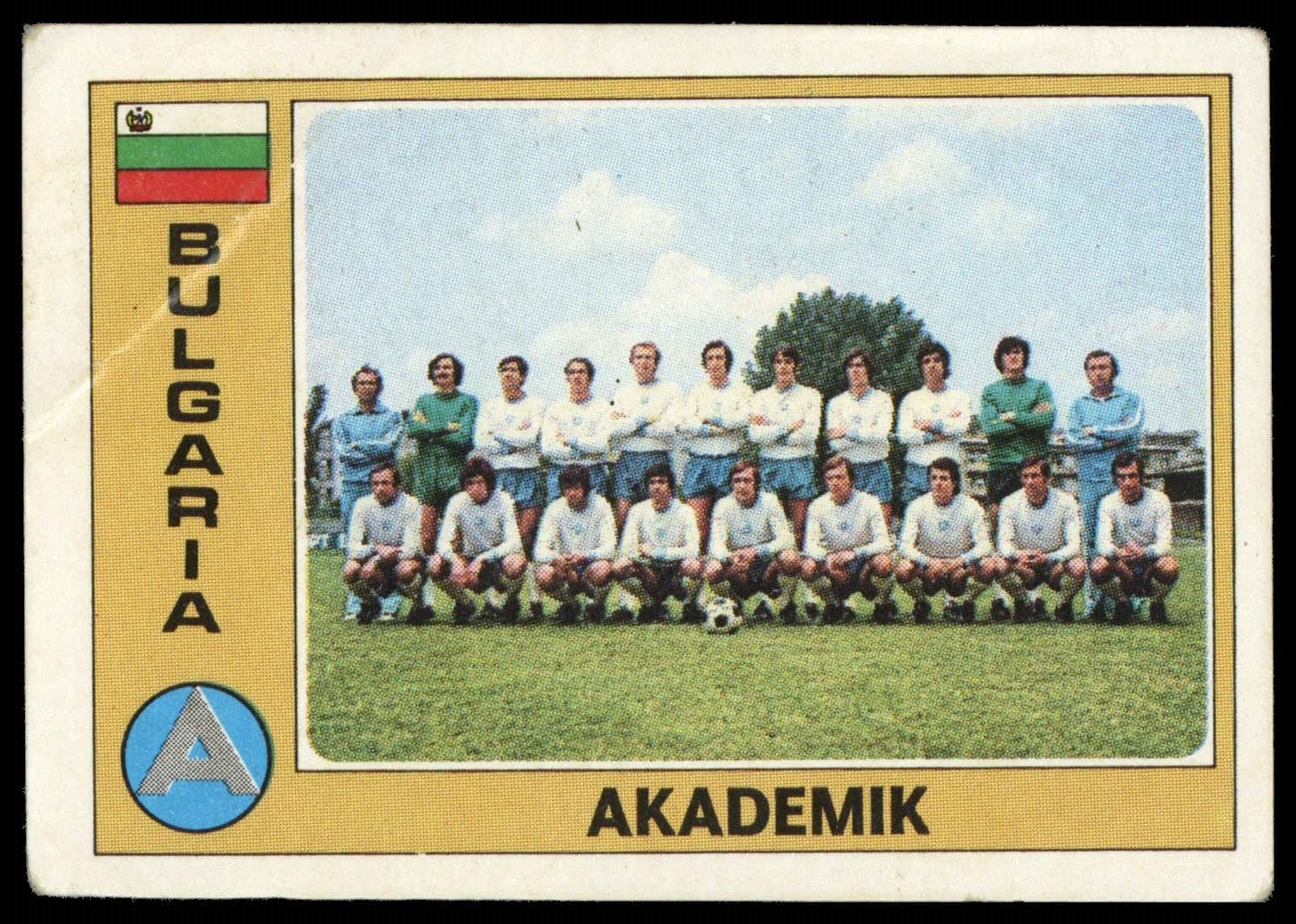 Panini - 'Euro Football' (1976) - Akademik (Bulgaria) Panini - 'Euro Football' (1976) - Akademik (Bulgaria)