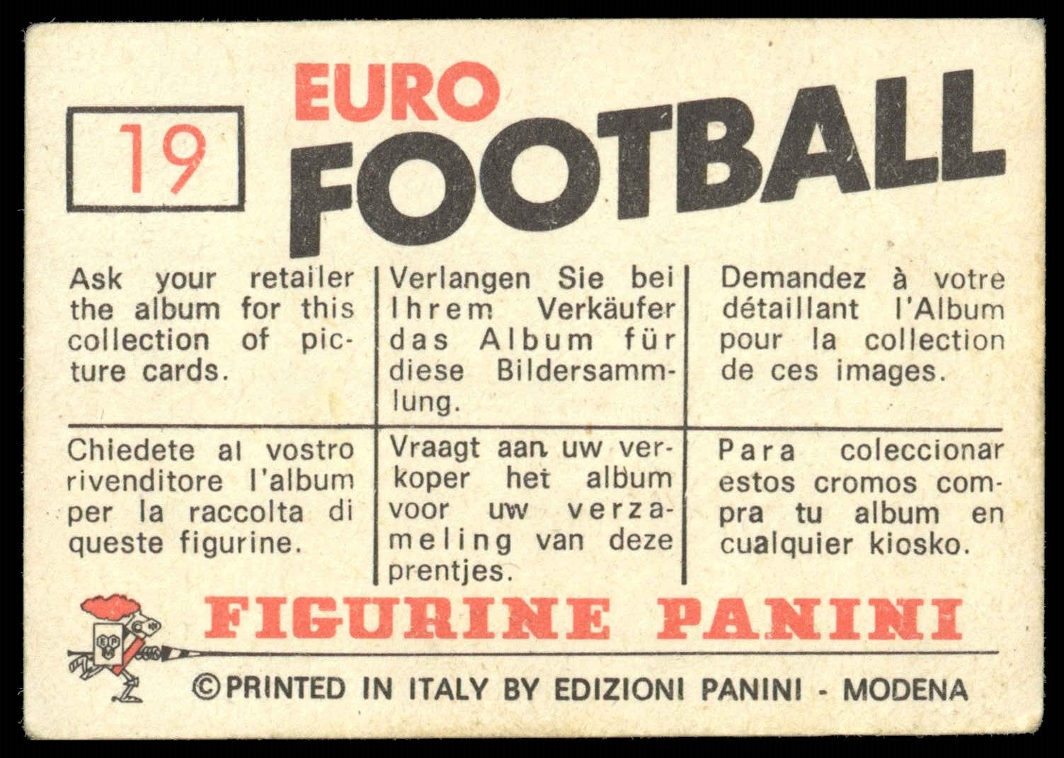 Panini - 'Euro Football' (1976) - Akademik (Bulgaria) Panini - 'Euro Football' (1976) - Akademik (Bulgaria)