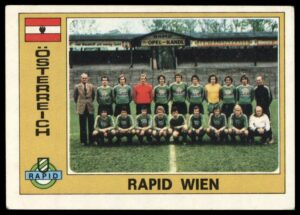 Panini - 'Euro Football' (1976) - Rapid Wien (Austria)