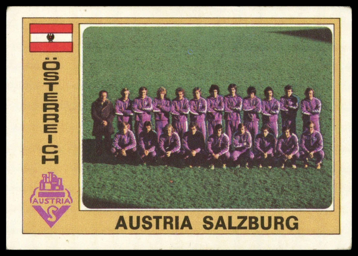 Panini - 'Euro Football' (1976) - Salzburg (Austria) Panini - 'Euro Football' (1976) - Salzburg (Austria)