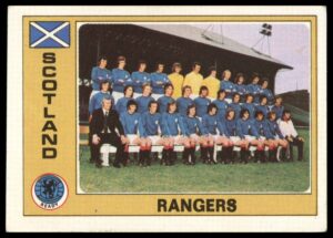 Panini - 'Euro Football' (1976) - Glasgow Rangers (Scotland)