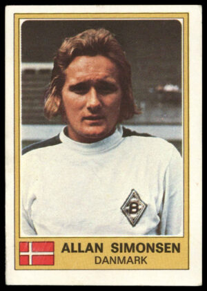 Panini - 'Euro Football' (1976) - Simonsen (Denmark)