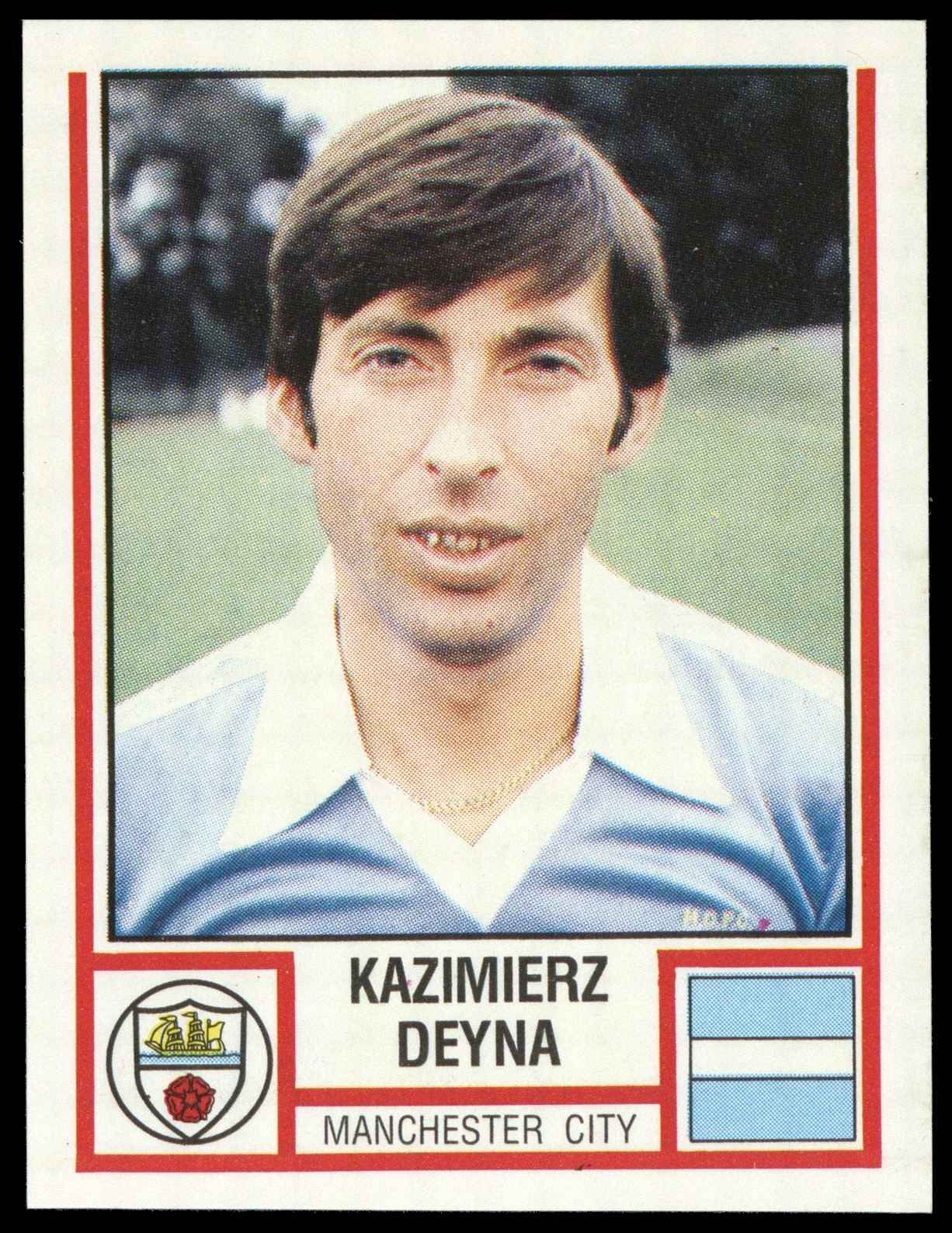 Panini - 'Football 81' (1981) - Kazimierz Deyna (Manchester City) Panini - 'Football 81' (1981) - Kazimierz Deyna (Manchester City)