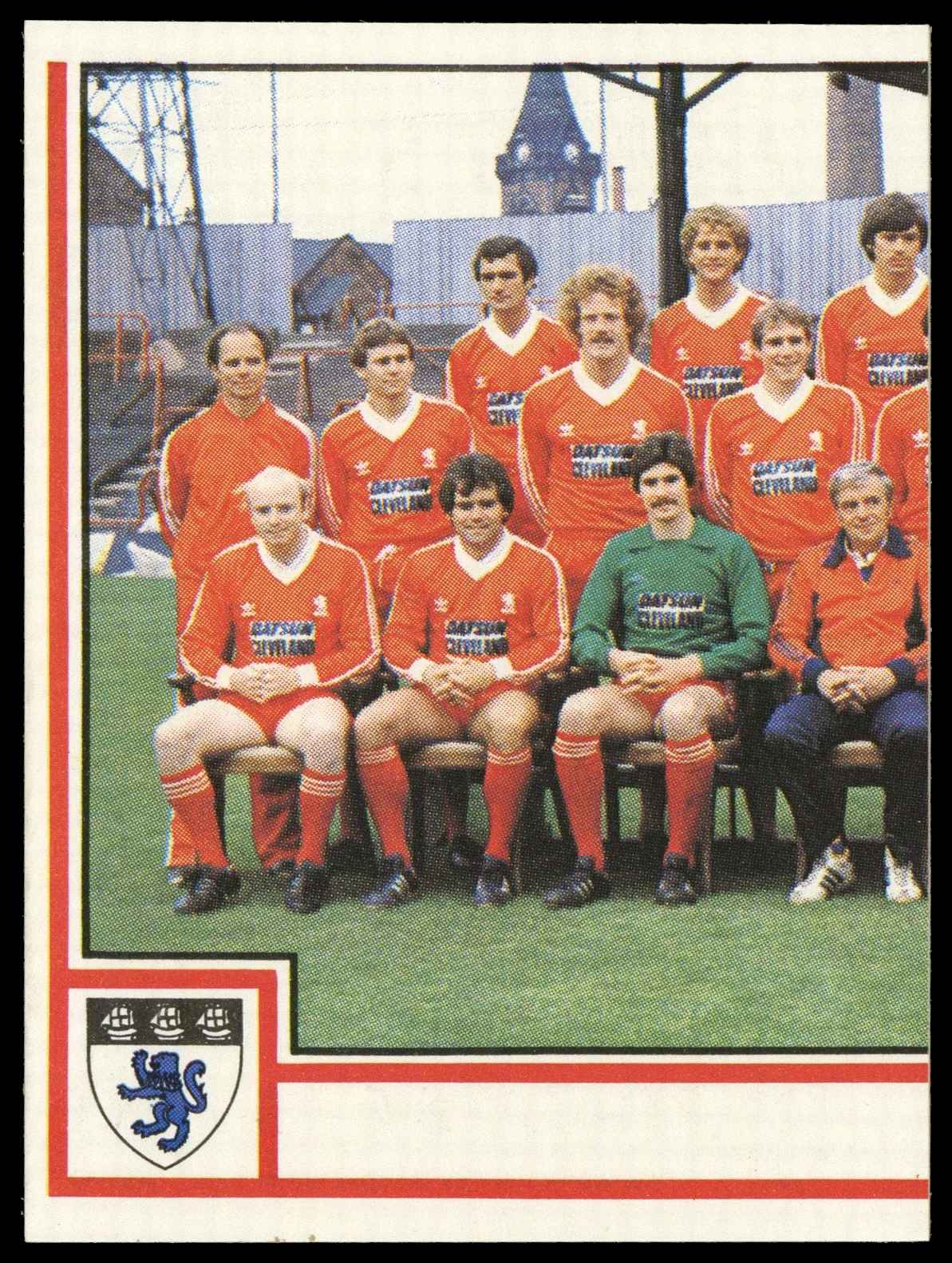 Panini - 'Football 81' (1981) - Team Photo (Middlesbrough) Panini - 'Football 81' (1981) - Team Photo (Middlesbrough)