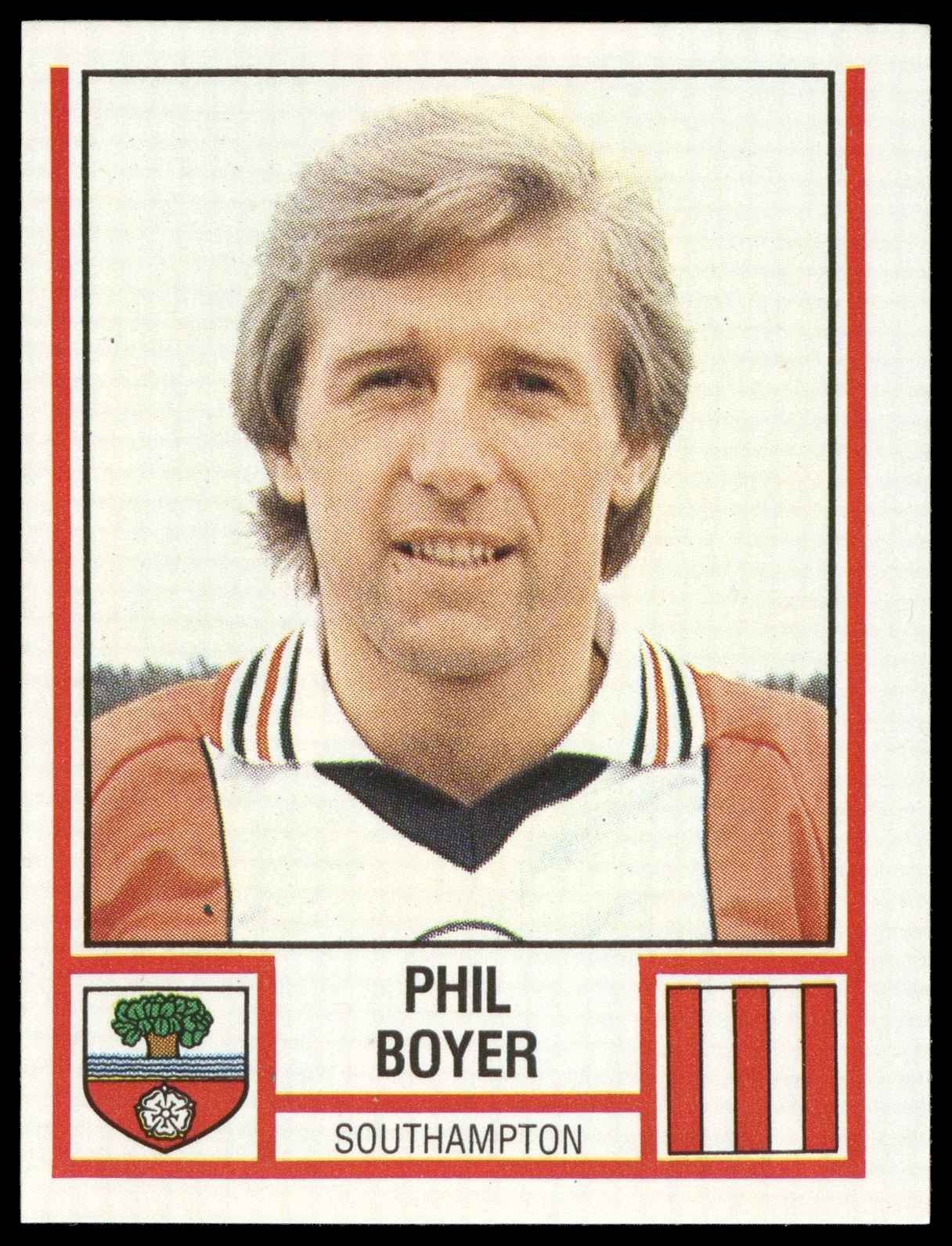 Panini - 'Football 81' (1981) - Phil Boyer (Southampton) Panini - 'Football 81' (1981) - Phil Boyer (Southampton)