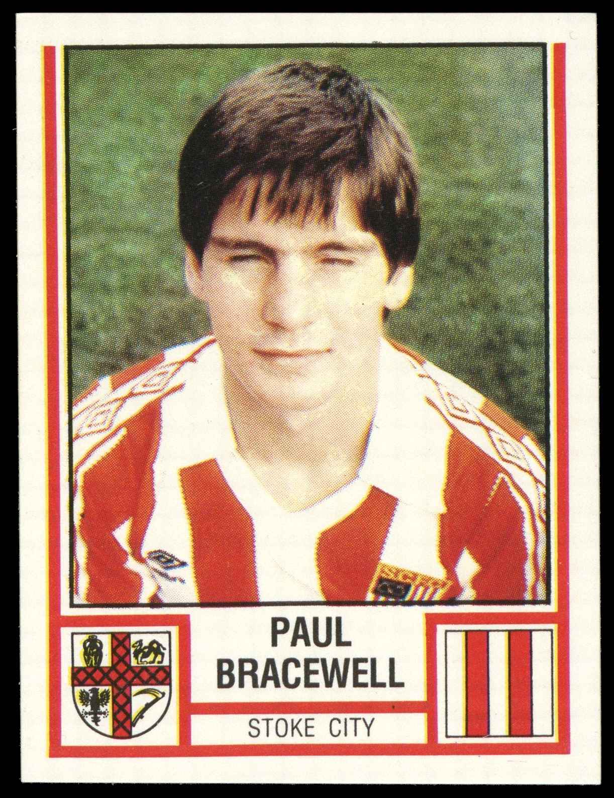 Panini - 'Football 81' (1981) - Paul Bracewell (Stoke City) Panini - 'Football 81' (1981) - Paul Bracewell (Stoke City)