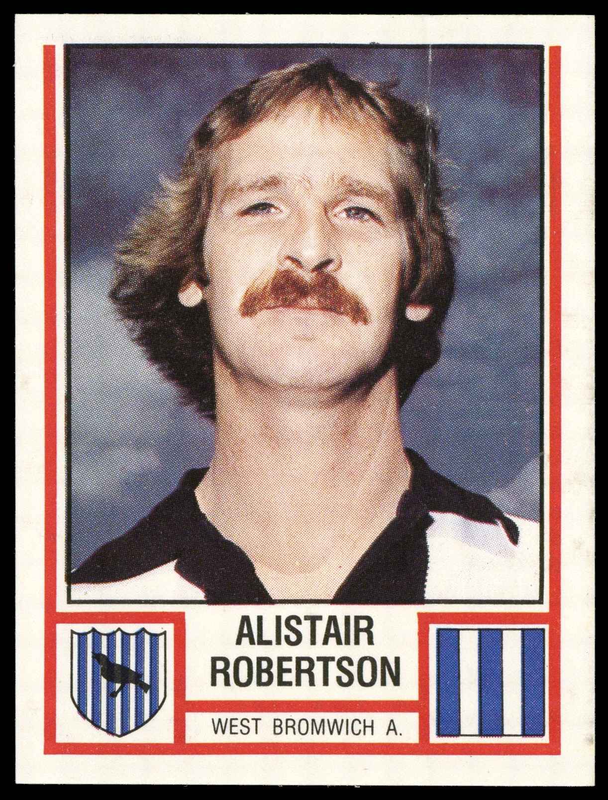 Panini - 'Football 81' (1981) - Alistair Robertson (West Bromwich Albion) Panini - 'Football 81' (1981) - Alistair Robertson (West Bromwich Albion)