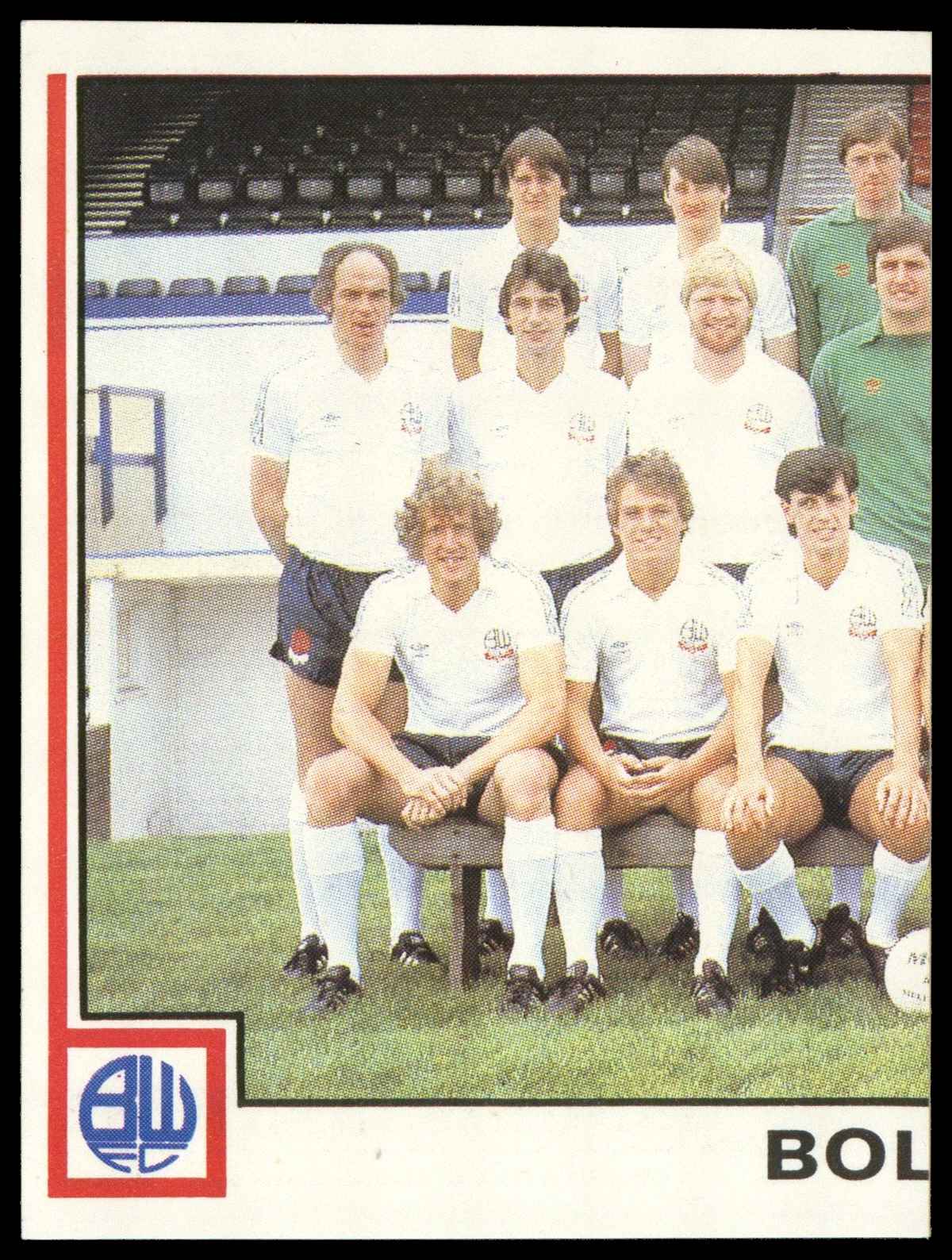 Panini - 'Football 81' (1981) - Team Photo (Bolton Wanderers) Panini - 'Football 81' (1981) - Team Photo (Bolton Wanderers)