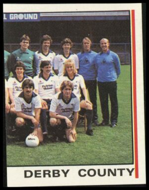 Panini - 'Football 81' (1981) - Team Photo (Derby County )