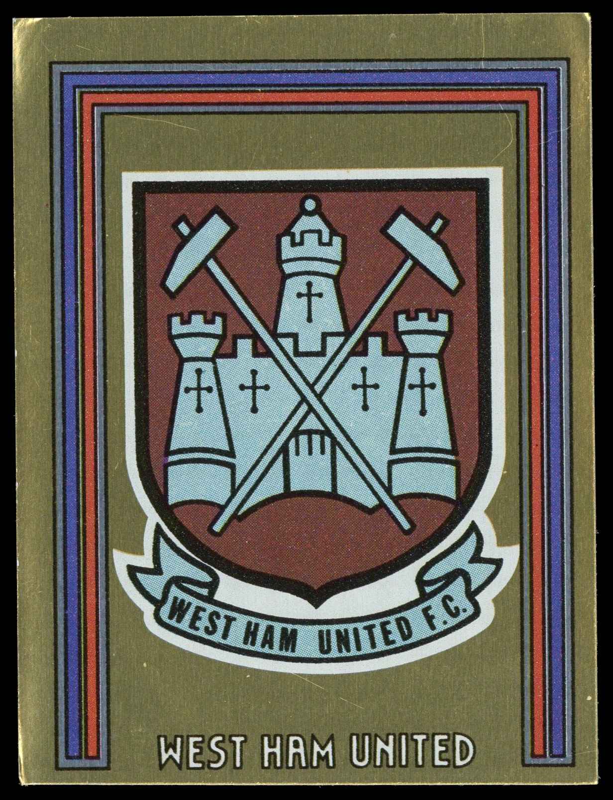 Panini - 'Football 81' (1981) - Badge (West Ham United) Panini - 'Football 81' (1981) - Badge (West Ham United)