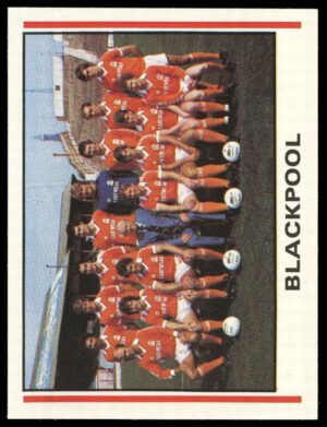 Panini - 'Football 81' (1981) - Team Photo (Blackpool)