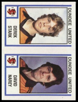 Panini - 'Football 81' (1981) - Derek Stark & David Narey (Dundee United) Panini - 'Football 81' (1981) - Derek Stark & David Narey (Dundee United)