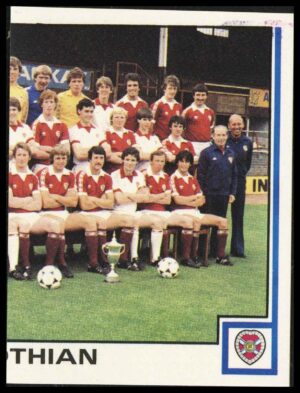 Panini - 'Football 81' (1981) - Team Photo (Heart of Midlothian)
