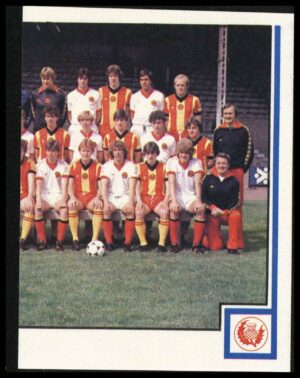 Panini - 'Football 81' (1981) - Team Photo (Partick Thistle)