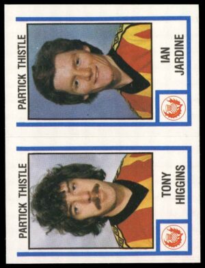 Panini - 'Football 81' (1981) - Tony Higgins & Ian Jardine (Partick Thistle)
