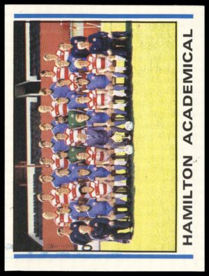 Panini - 'Football 81' (1981) - Team Photo (Hamilton Academicals) Panini - 'Football 81' (1981) - Team Photo (Hamilton Academicals)