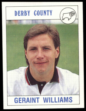 Panini - 'Football 90' (1990) - Geraint Williams (Derby County) Panini - 'Football 90' (1990) - Geraint Williams (Derby County)