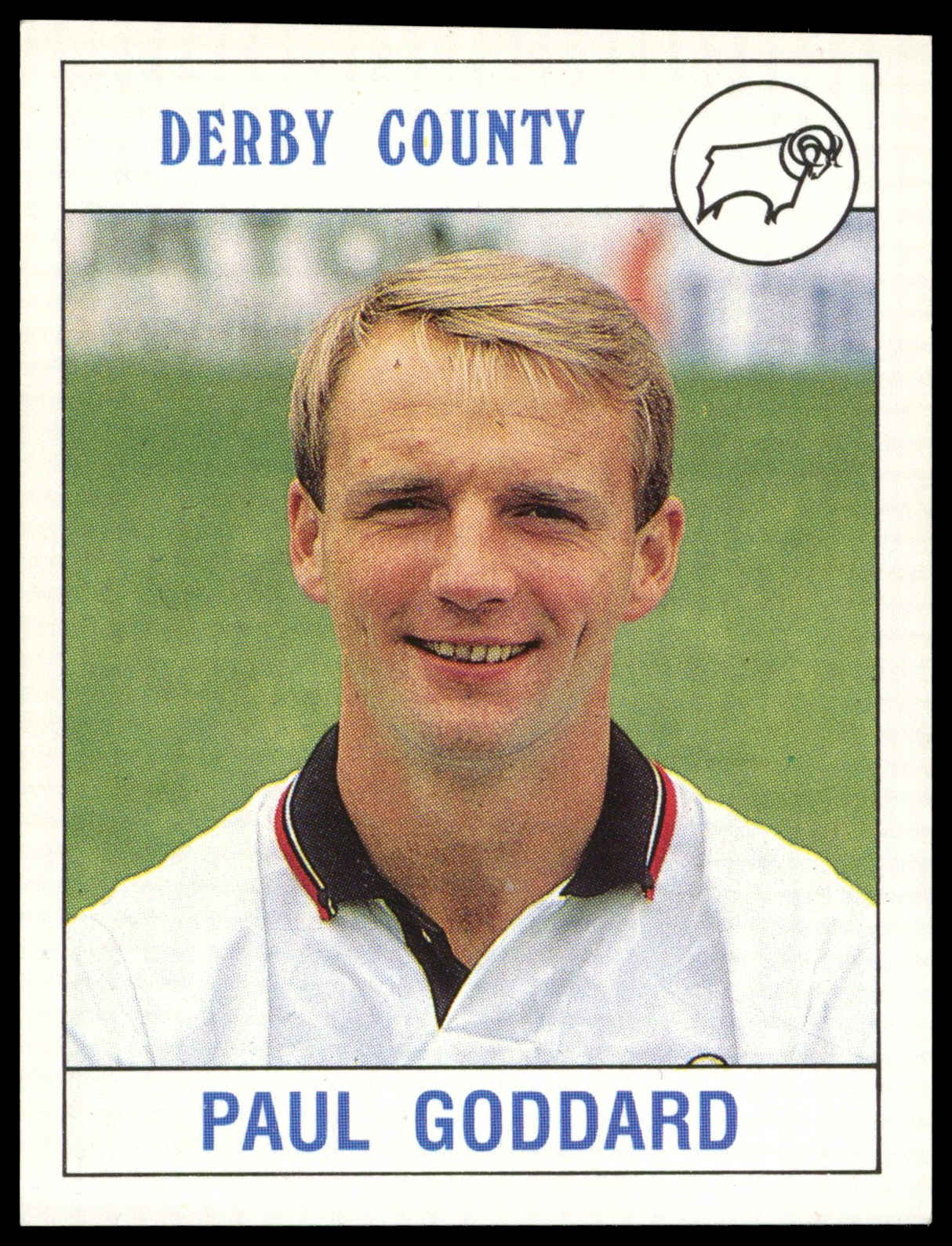 Panini - 'Football 90' (1990) - Paul Goddard (Derby County) Panini - 'Football 90' (1990) - Paul Goddard (Derby County)