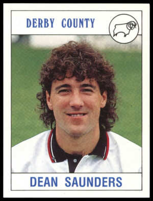 Panini - 'Football 90' (1990) - Dean Saunders (Derby County) Panini - 'Football 90' (1990) - Dean Saunders (Derby County)
