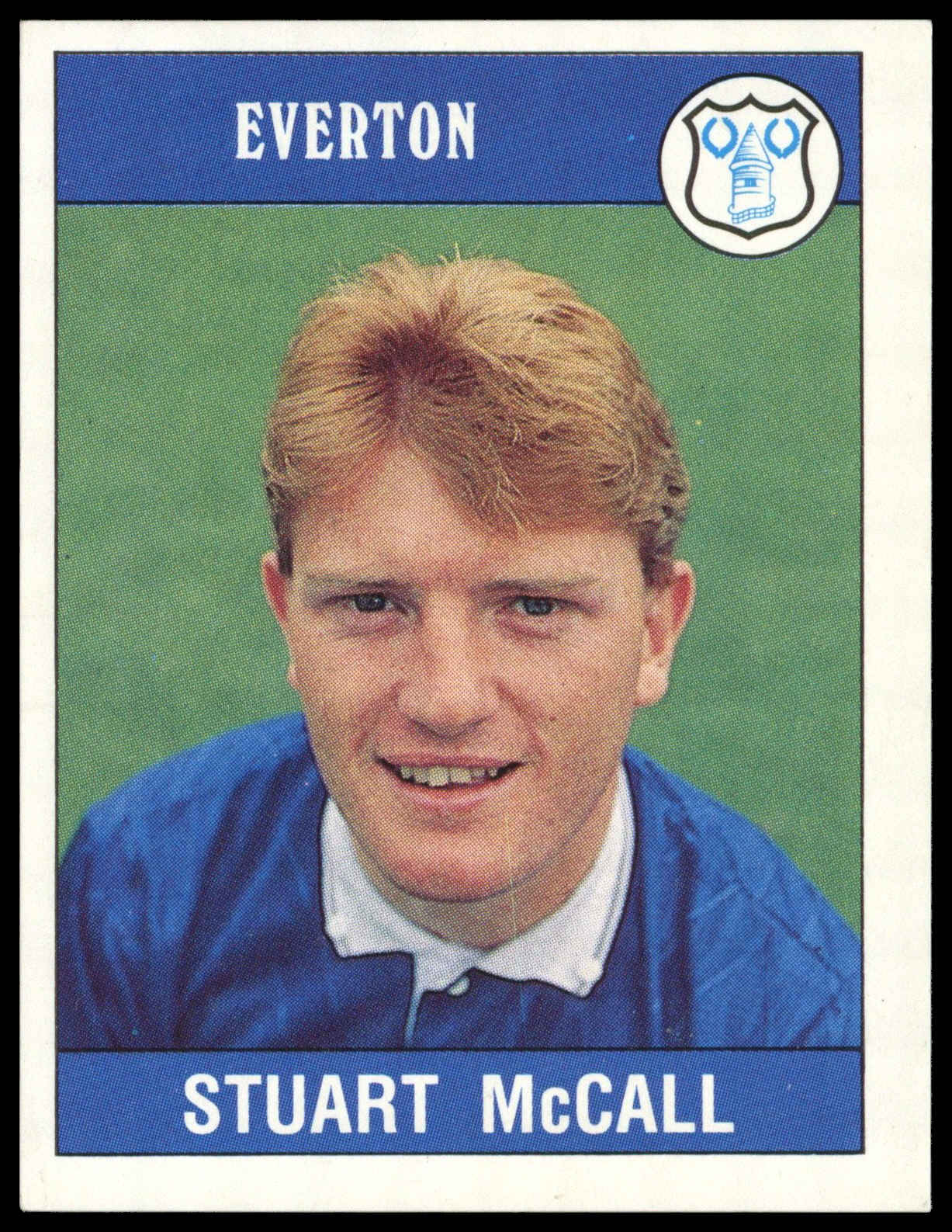 Panini - 'Football 90' (1990) - Stuart McCall (Everton) Panini - 'Football 90' (1990) - Stuart McCall (Everton)