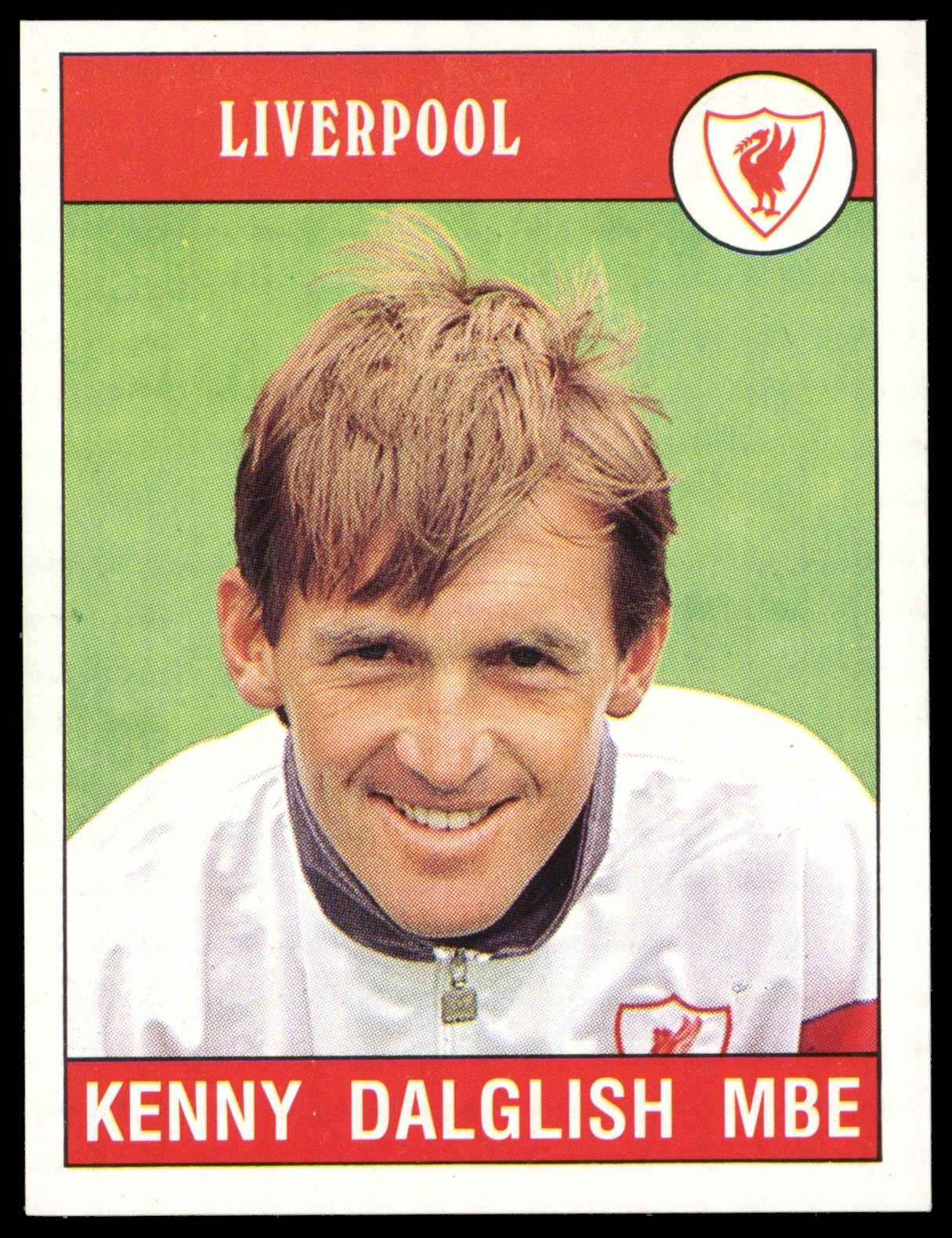 Panini - 'Football 90' (1990) - Kenny Dalglish (Liverpool) Panini - 'Football 90' (1990) - Kenny Dalglish (Liverpool)