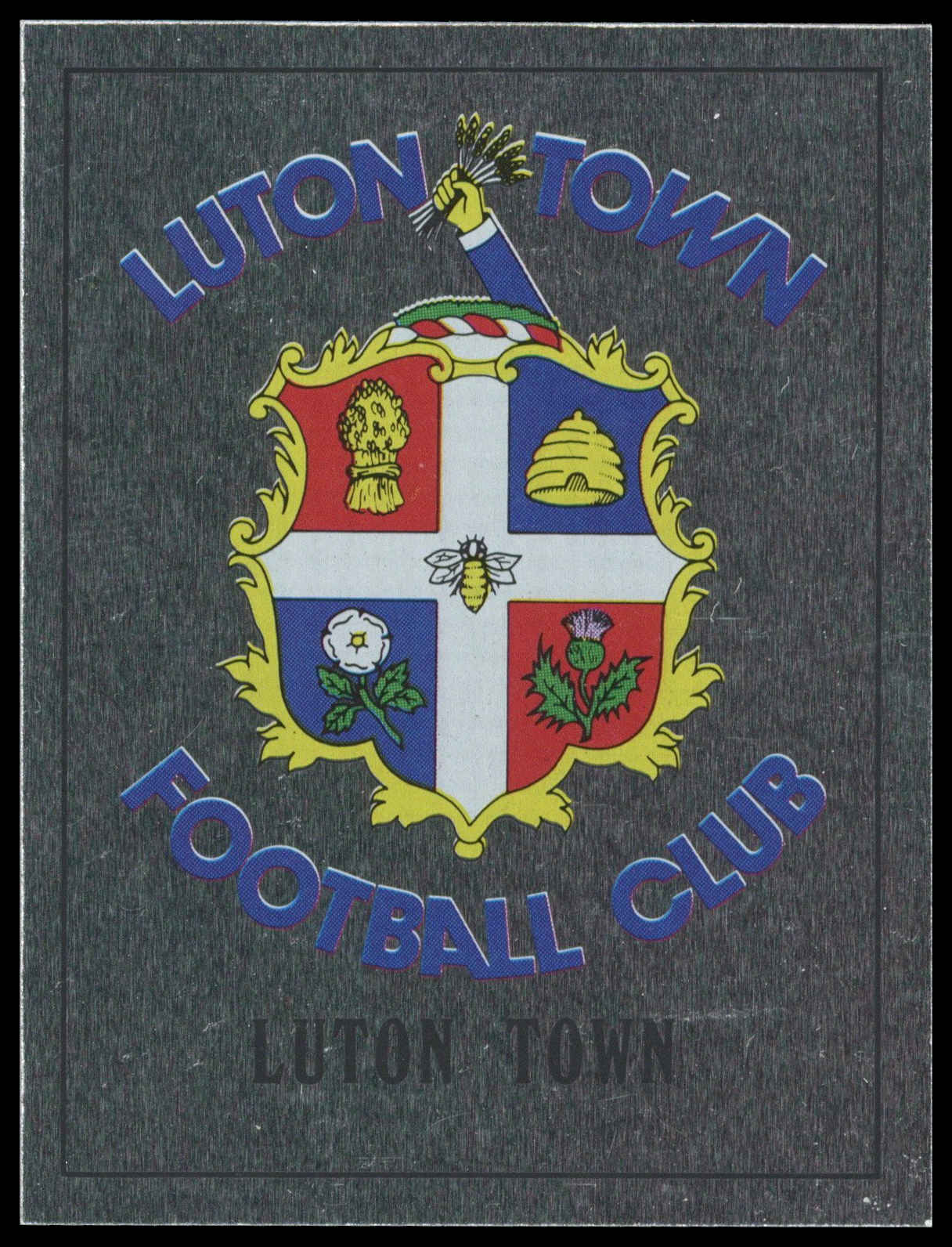 Panini - 'Football 90' (1990) - Badge (Luton Town) Panini - 'Football 90' (1990) - Badge (Luton Town)
