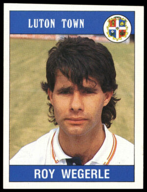 Panini - 'Football 90' (1990) - Roy Wegerle (Luton Town) Panini - 'Football 90' (1990) - Roy Wegerle (Luton Town)
