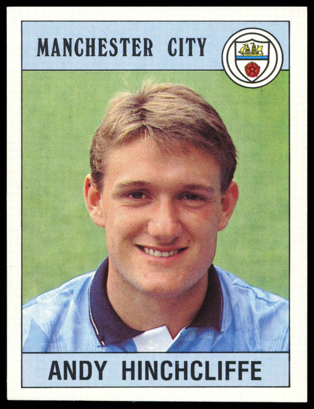 Panini - 'Football 90' (1990) - Andy Hinchcliffe (Manchester City) Panini - 'Football 90' (1990) - Andy Hinchcliffe (Manchester City)