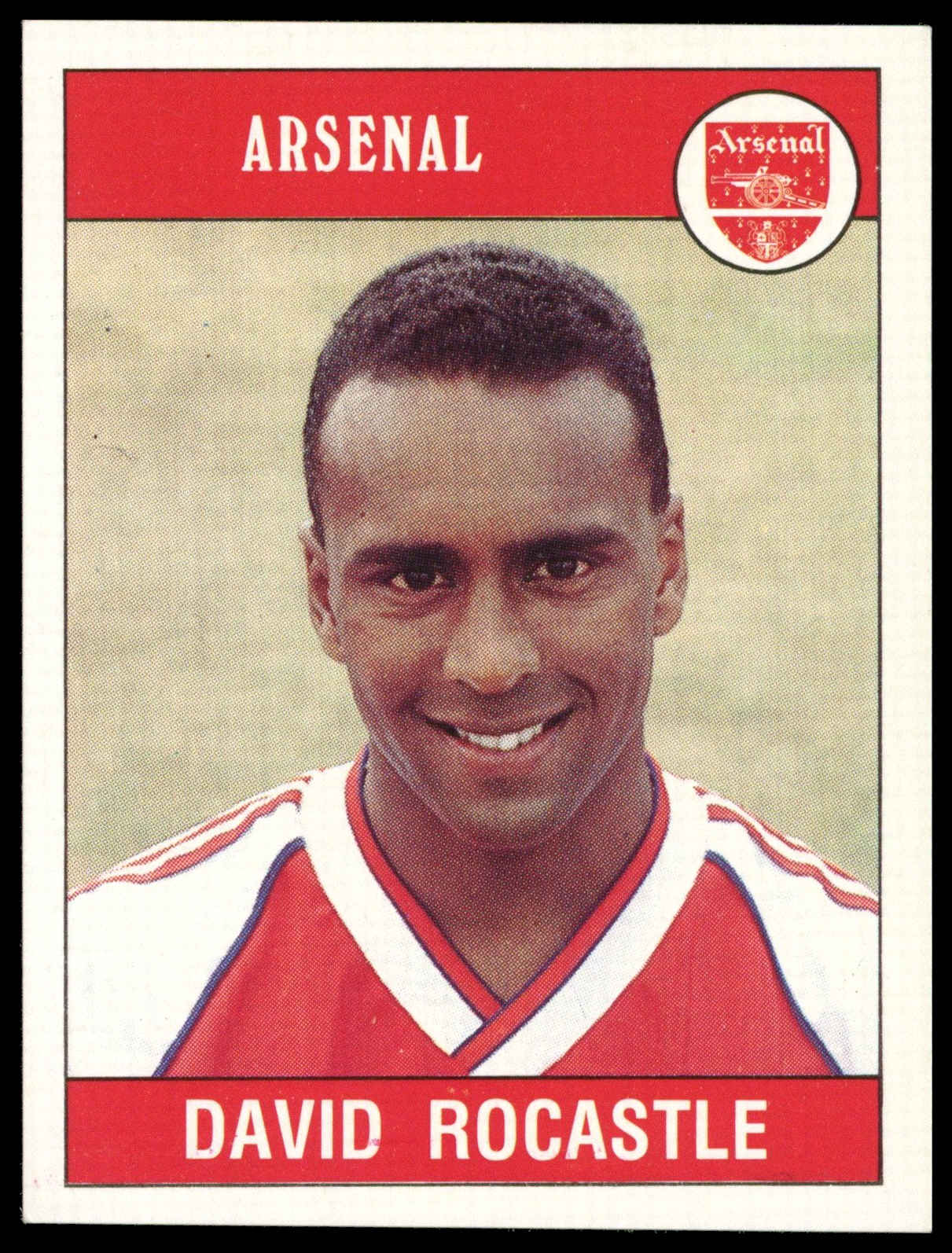 Panini - 'Football 90' (1990) - David Rocastle (Arsenal) Panini - 'Football 90' (1990) - David Rocastle (Arsenal)