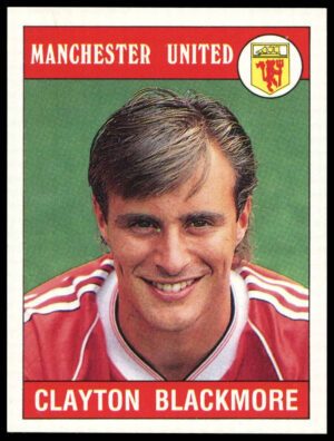 Panini - 'Football 90' (1990) - Clayton Blackmore (Manchester United)