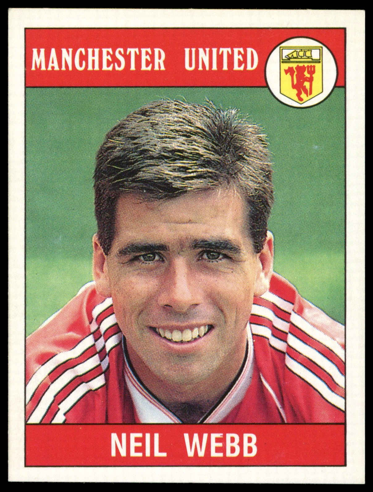 Panini - 'Football 90' (1990) - Neil Webb (Manchester United) Panini - 'Football 90' (1990) - Neil Webb (Manchester United)
