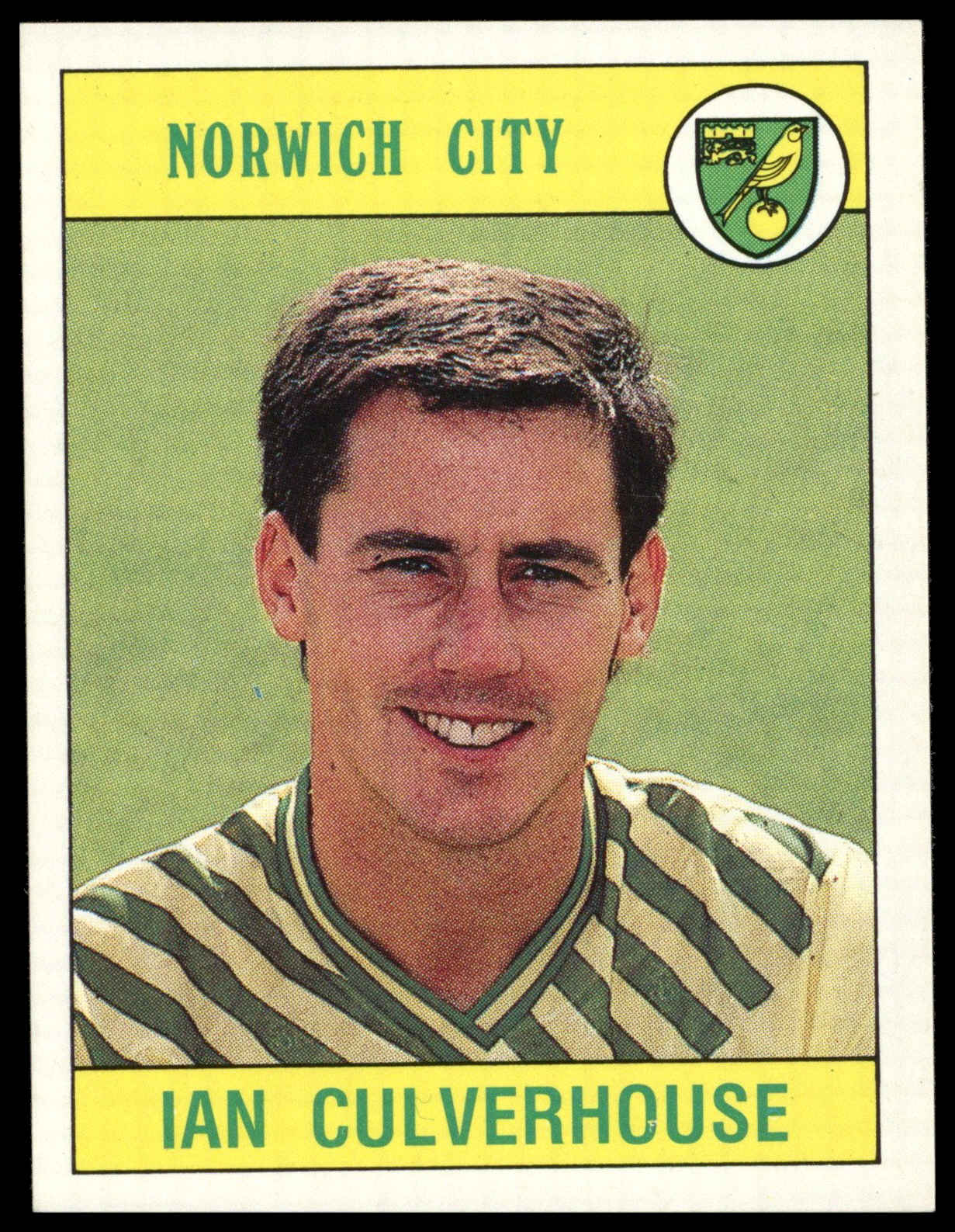 Panini - 'Football 90' (1990) - Ian Culverhouse (Norwich City) Panini - 'Football 90' (1990) - Ian Culverhouse (Norwich City)